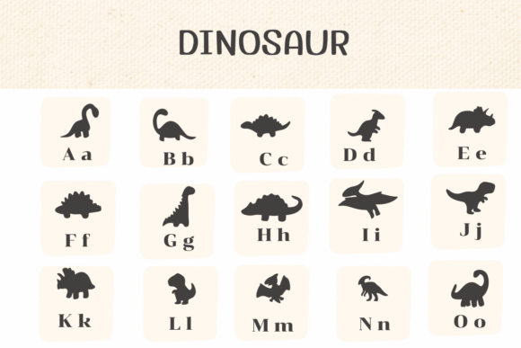 Dinosaur Font - Preview 1
