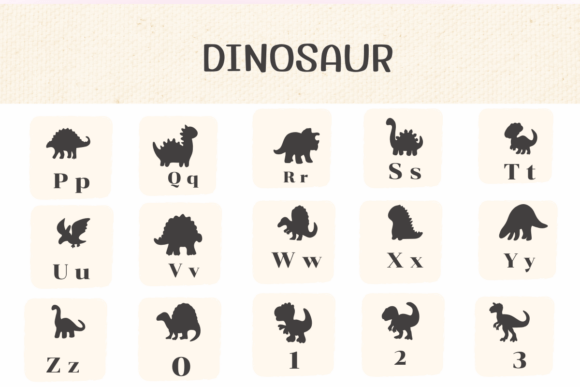Dinosaur Font - Preview 2