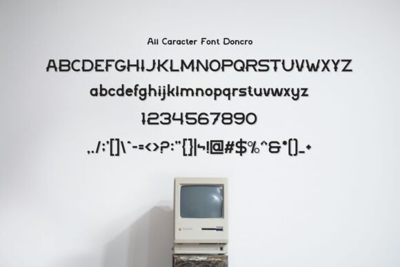 Doncro Font - Preview 1