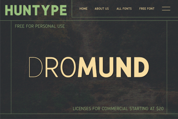 Dromund Font - Preview 1
