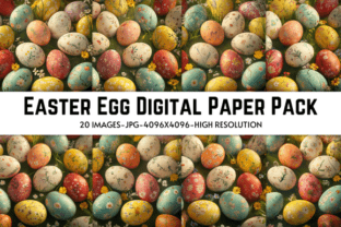 Easter Egg Digital Paper Pack Graphic by Craft Heaven · Creative Fabrica