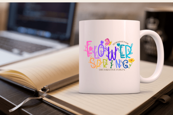 Flower Spring Font - Preview 6