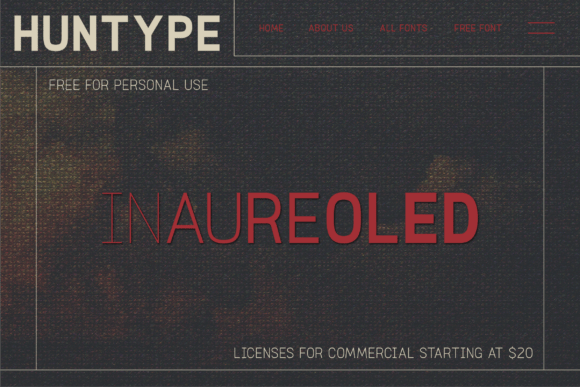 Inaureoled Font PNG with transparent background - Preview 1