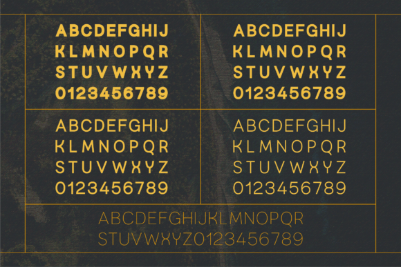 Korplex Font PNG with transparent background - Preview 4