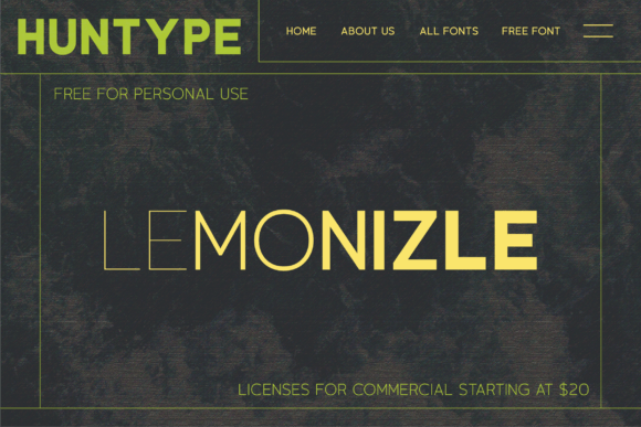 Lemonizle Font PNG with transparent background - Preview 1