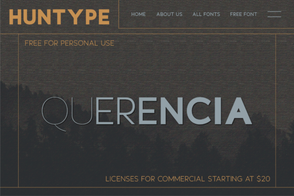 Querencia Font PNG with transparent background - Preview 1