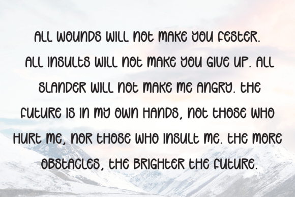 Rustic Brown Font PNG with transparent background - Preview 5