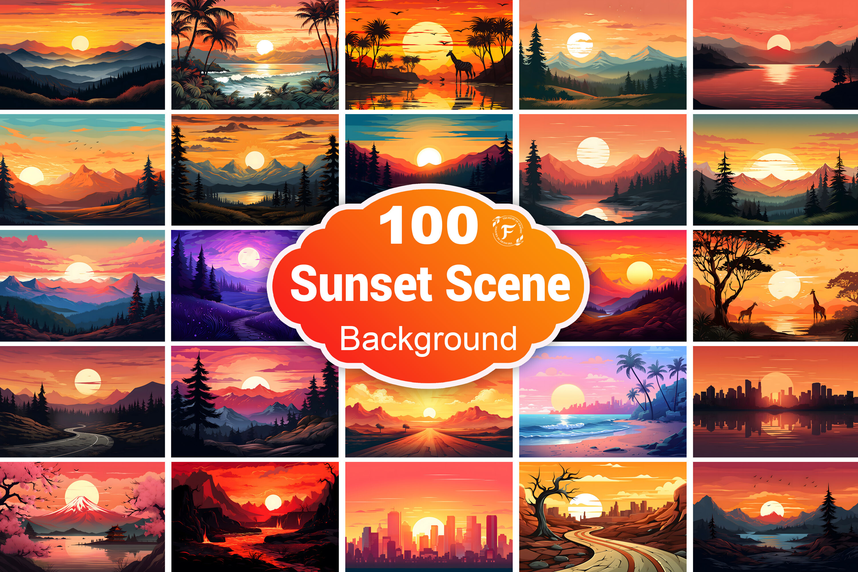 Sunset Landscape Wallpaper