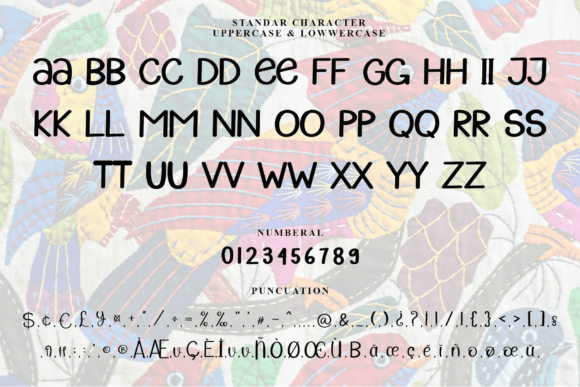 Applique Font - Preview 3
