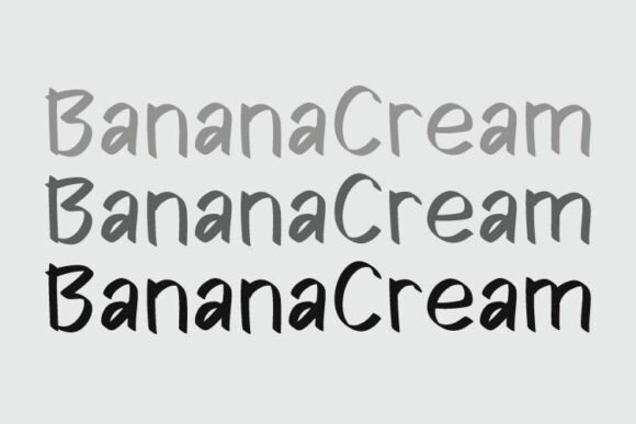 Banana Cream Font - Preview 2