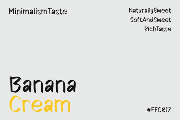 Banana Cream Font - Preview 4