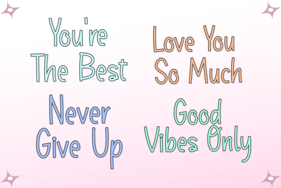Beautiful Thoughts Font - Preview 3