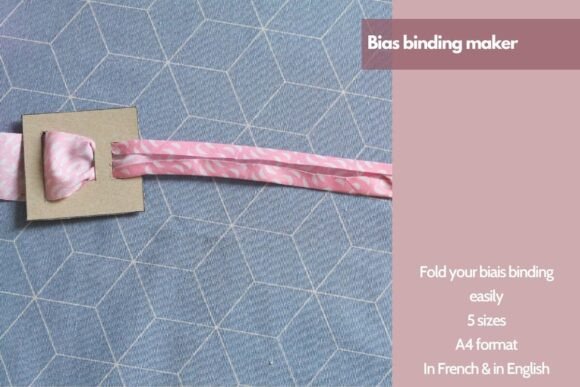 Cardboard Bias Binding Tool DIY