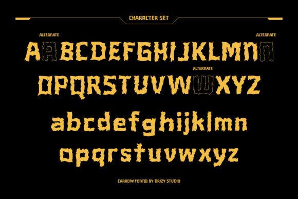 Carrow Font - Preview 3