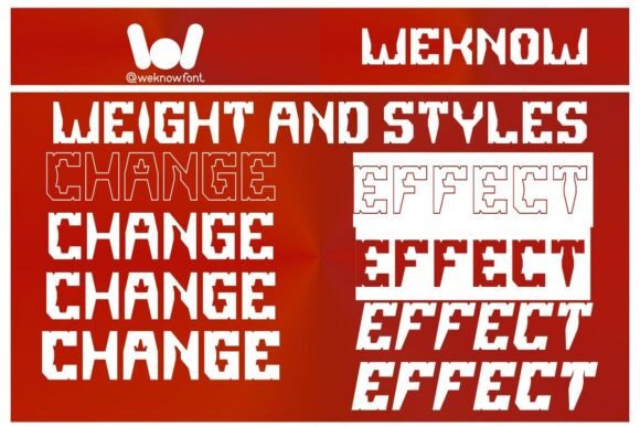 Change Effect Font - Preview 6