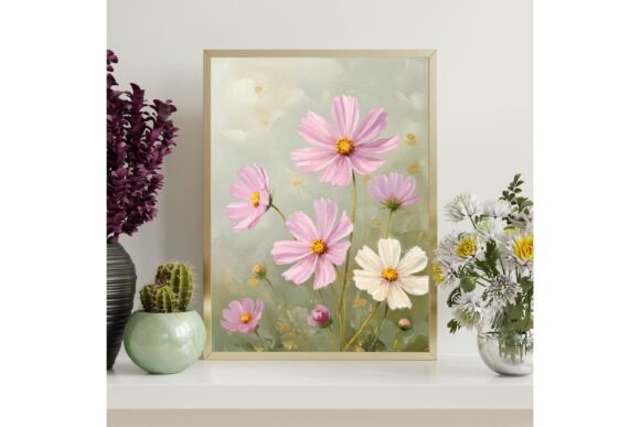 Cosmos Flower Printable Wall Art
