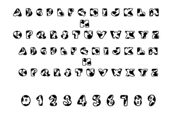 Cow Milk Font - Preview 1