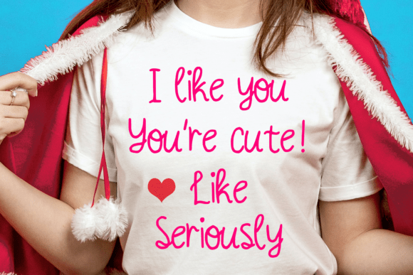 Curly Love Handwriting Font PNG with transparent background - Preview 2