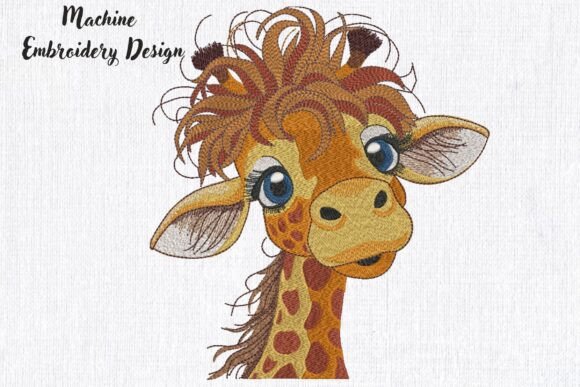 Cute Baby Giraffe Face
