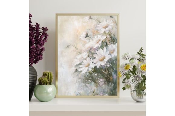 Daisy Flower Printable Wall Decor