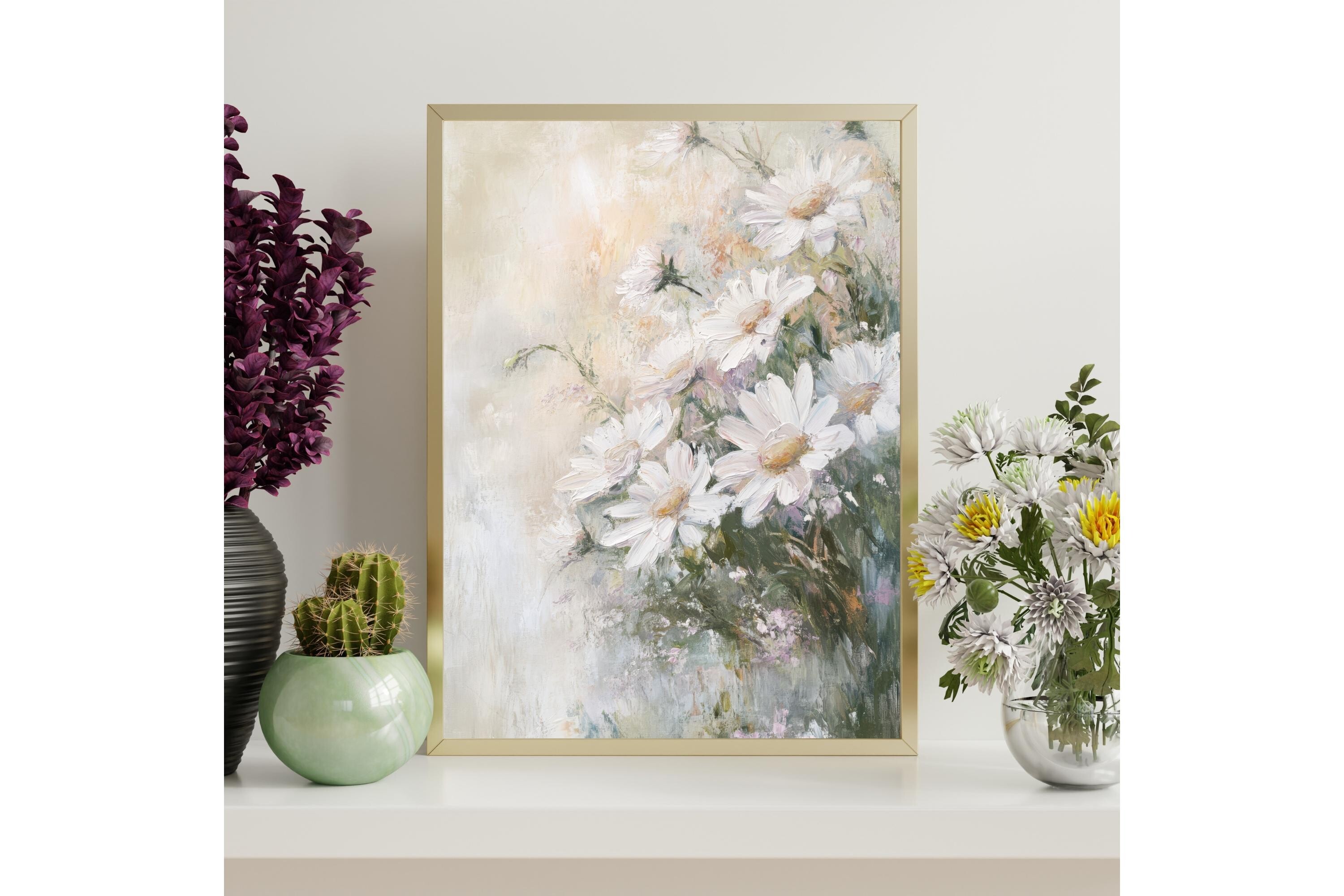 Daisy Flower Printable Wall Decor