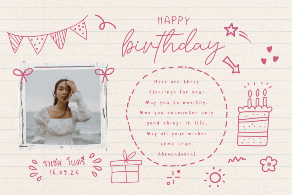 Doodle Element Font font preview - 1