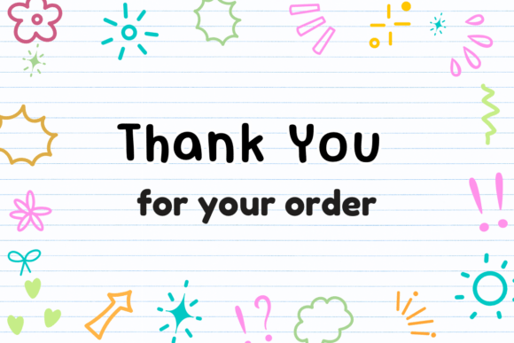 Doodle Element Font font preview - 3