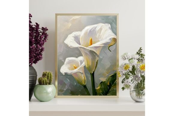 Elegant Calla Lily Printable Wall Art