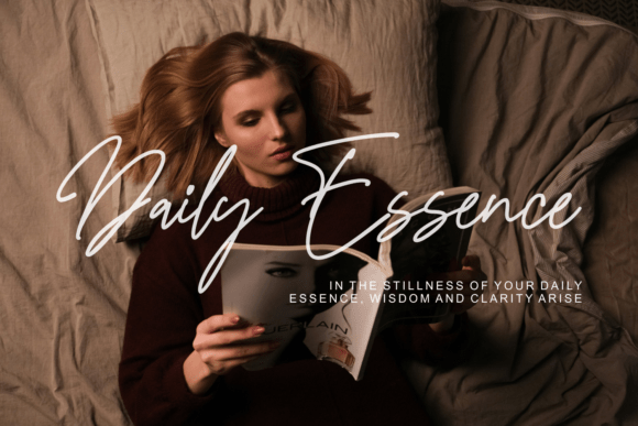 Evangeline Calligraphy Font PNG with transparent background - Preview 1