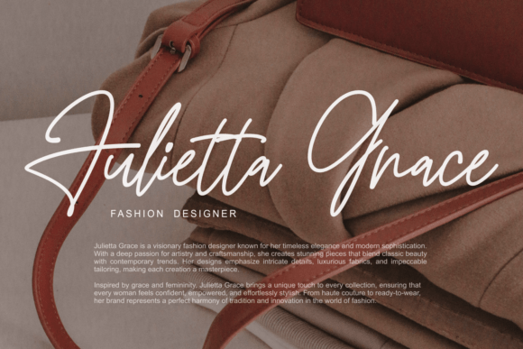 Evangeline Calligraphy Font - Preview 5