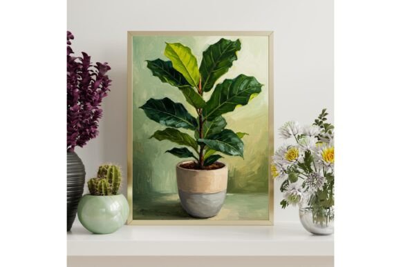 Fiddle Leaf Fig Botanical Print