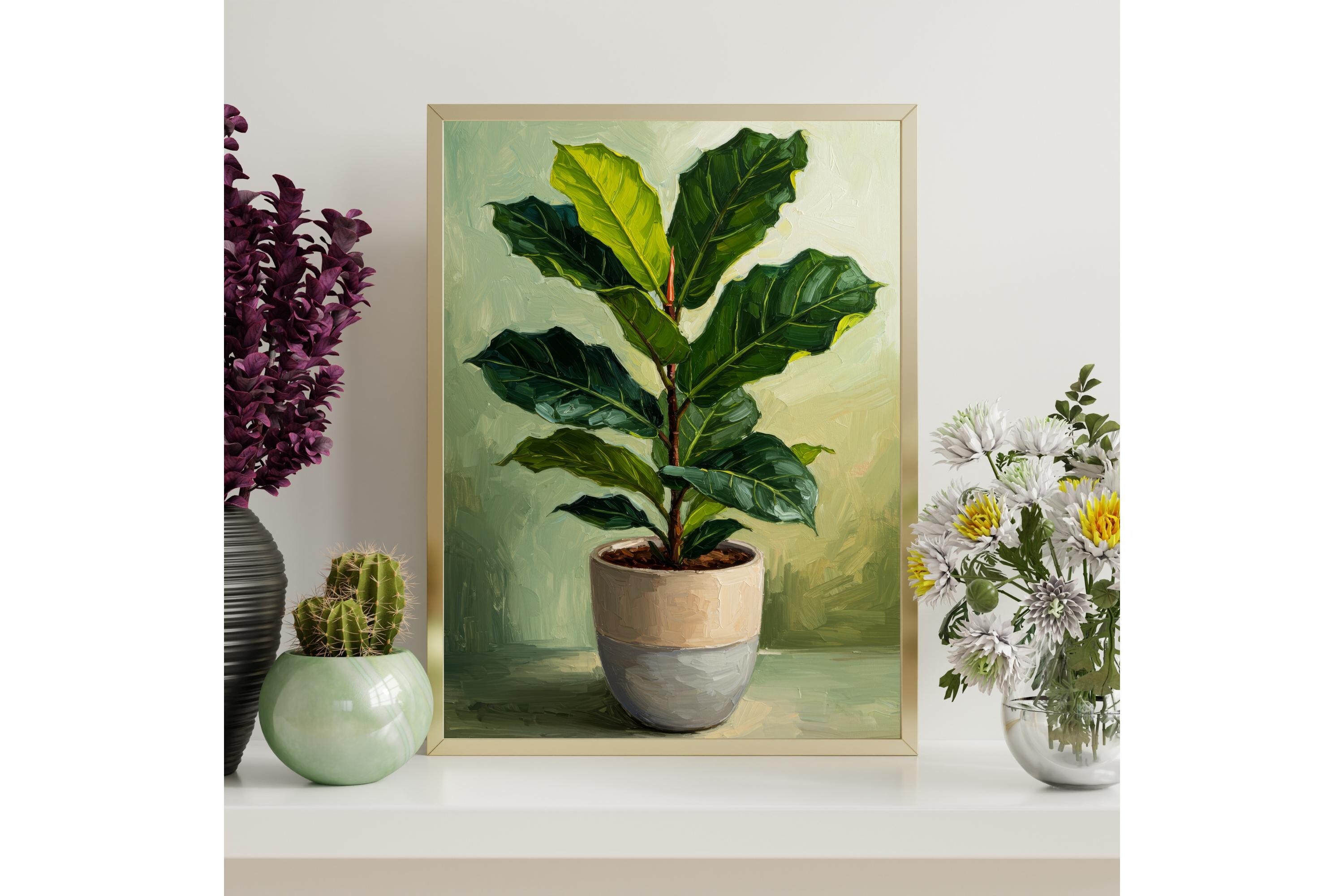 Fiddle Leaf Fig Botanical Print