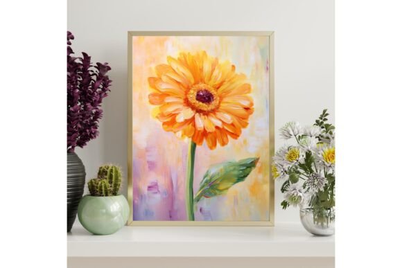 Gerbera Daisy Printable Wall Decor