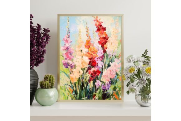 Gladiolus Printable Flower Wall Art