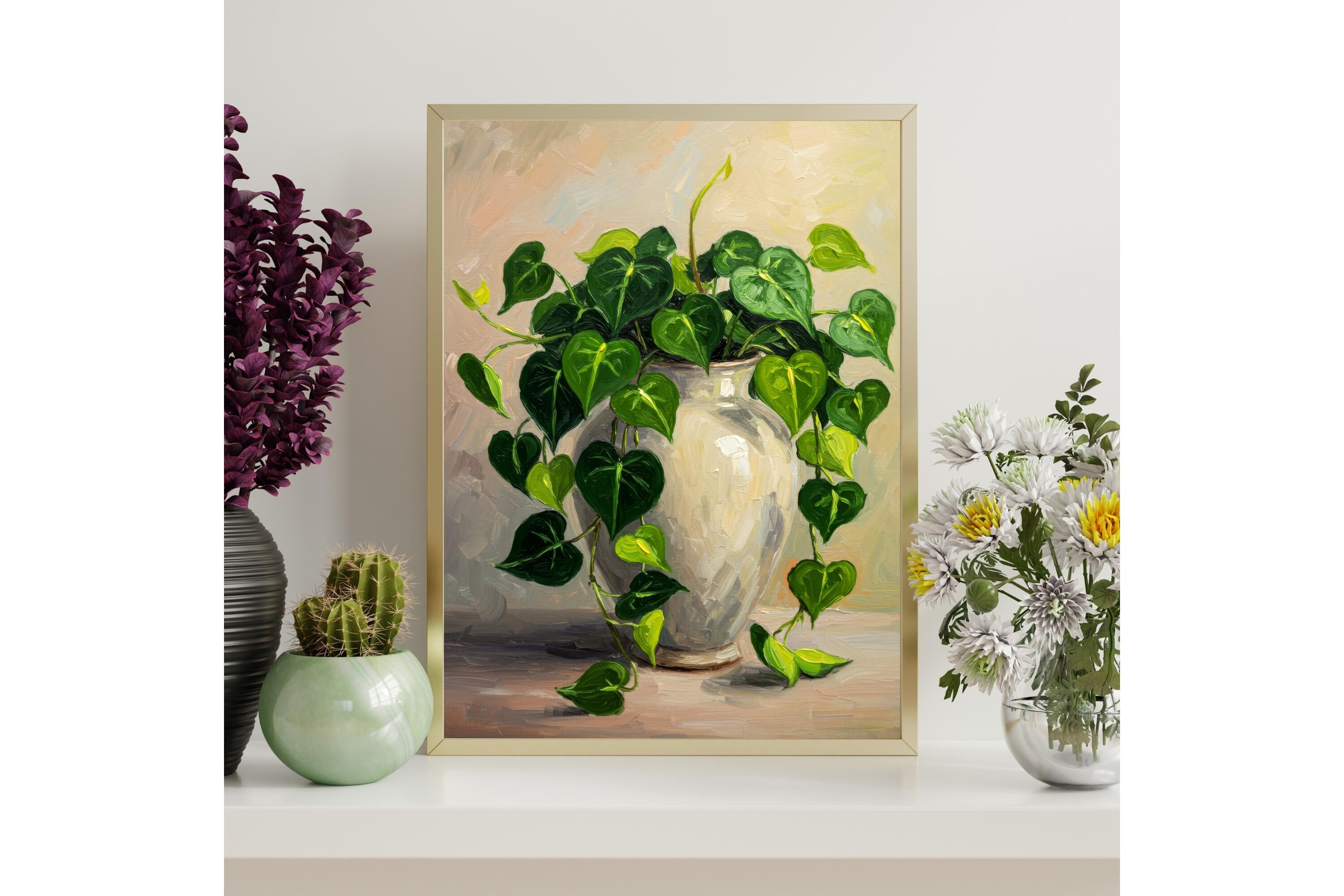 Heartleaf Philodendron Printable Wall