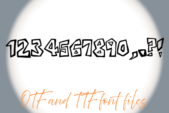Jagged Cartoon Font - Preview 2