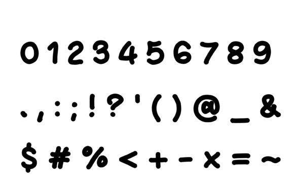 Kaohom Font PNG with transparent background - Preview 3