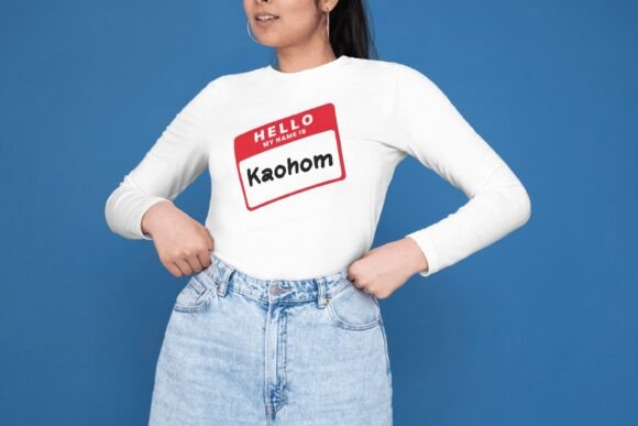 Kaohom Font PNG with transparent background - Preview 6