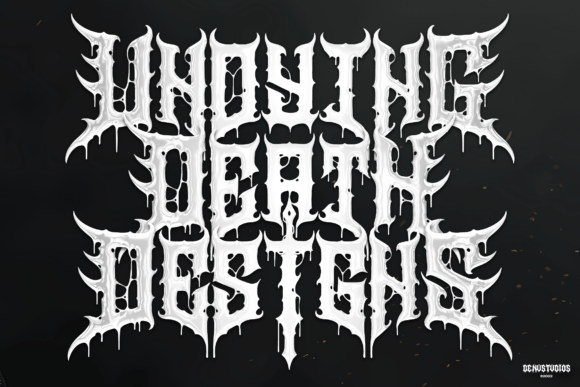 Mortaly Sword Font PNG with transparent background - Preview 5