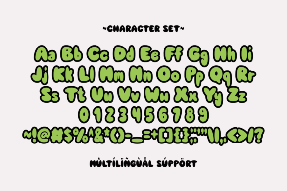 Mother Earth Font PNG with transparent background - Preview 1