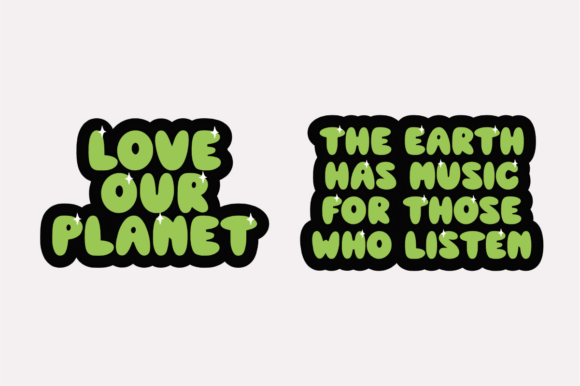 Mother Earth Font PNG with transparent background - Preview 3