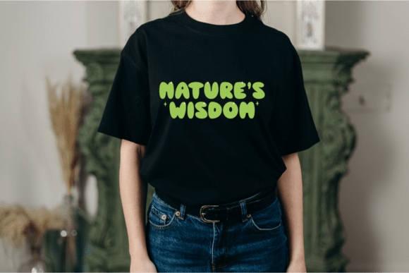 Mother Earth Font PNG with transparent background - Preview 4