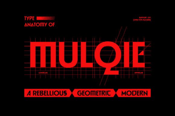 Mulqie Font PNG with transparent background - Preview 2