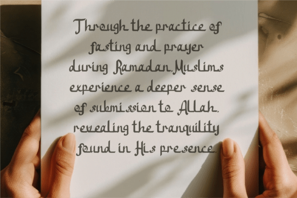 Nurhijaz Font PNG with transparent background - Preview 4