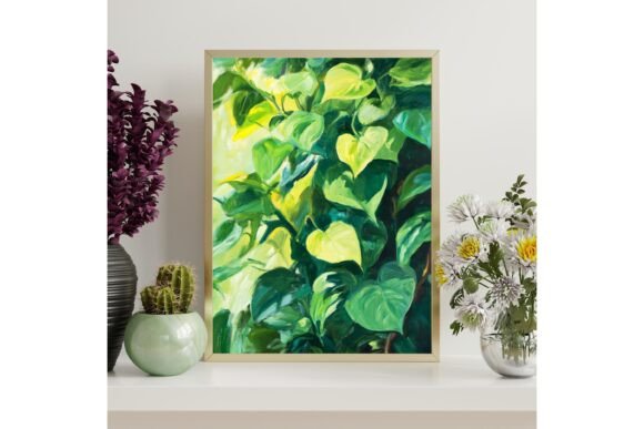 Pothos Plant Printable Wall Art