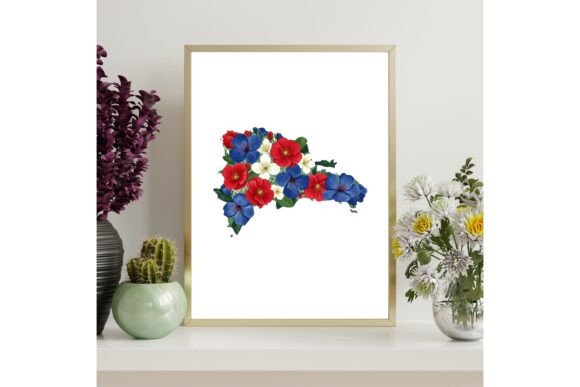 Printable Dominican Republic Country Map