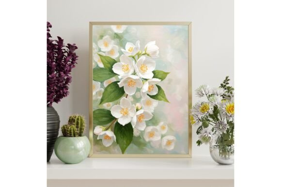 Printable Elegant Jasmine Flower