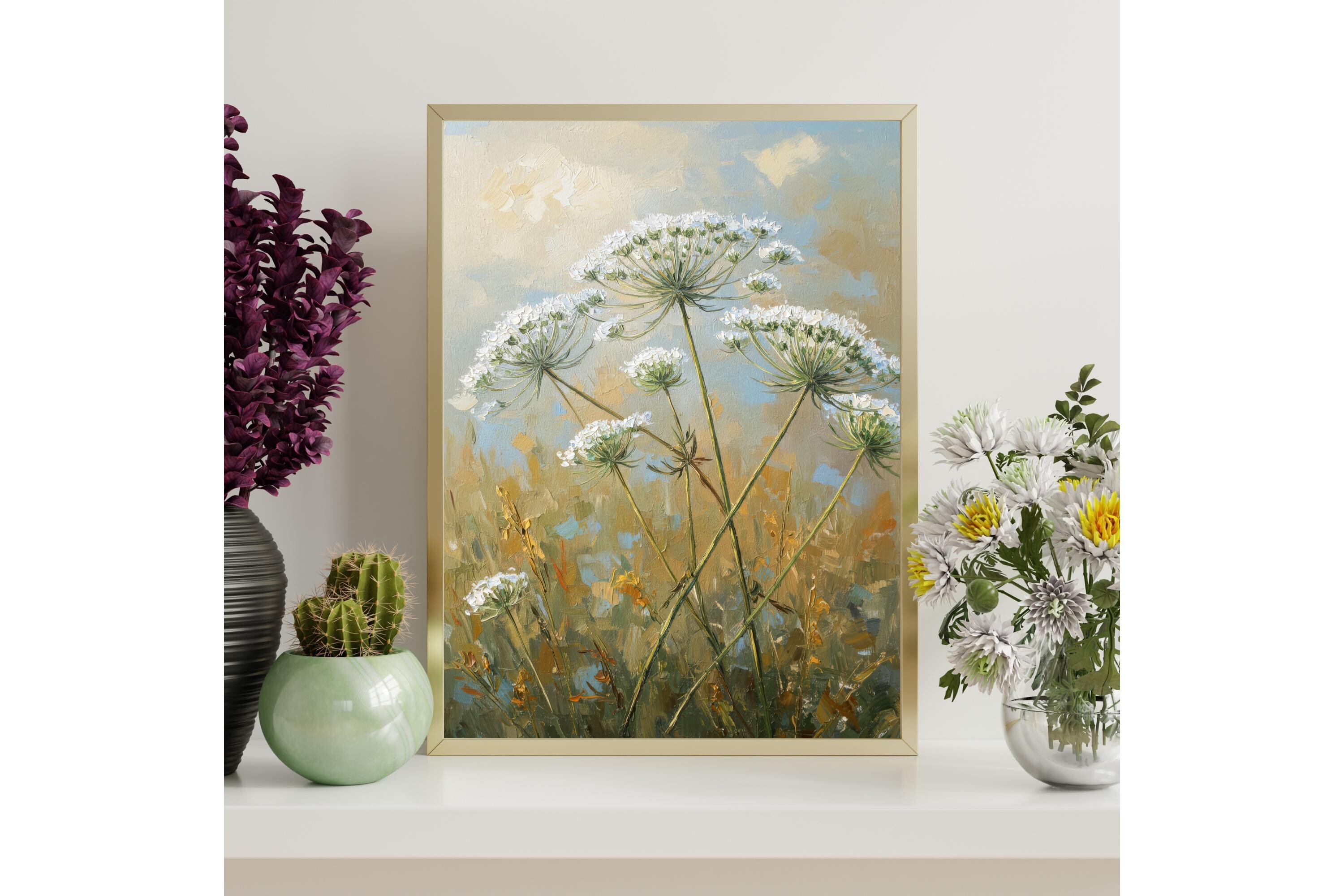 Queen Anne's Lace Printable Wall Art