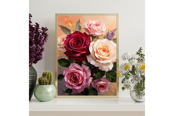 Romantic Rose Wall Art Print
