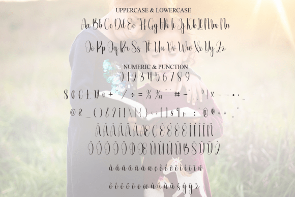 Sister Monogram Font PNG with transparent background - Preview 6
